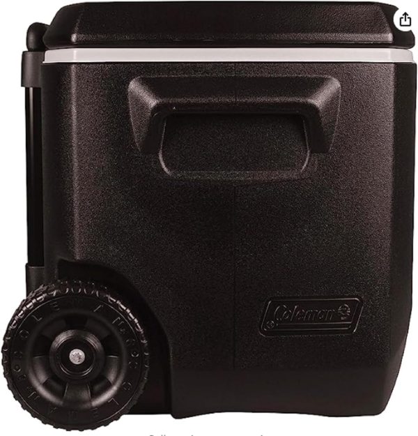 Coleman Portable Rolling Cooler | 50 Quart Xtreme 5 Day Cooler with Wheels | Wheeled Hard Cooler Keeps Ice Up to 5 Days - Image 5
